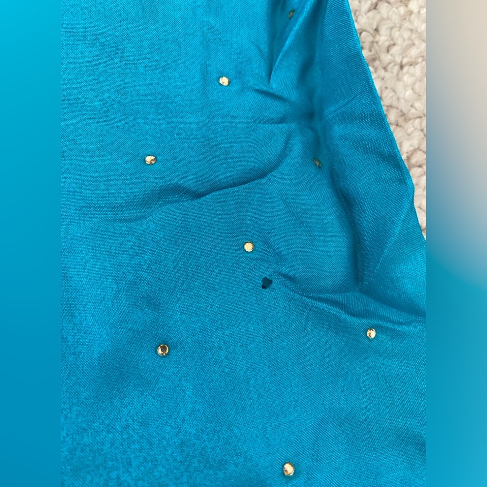 Blue Anarkali with Salwaar - Picture 14 of 16
